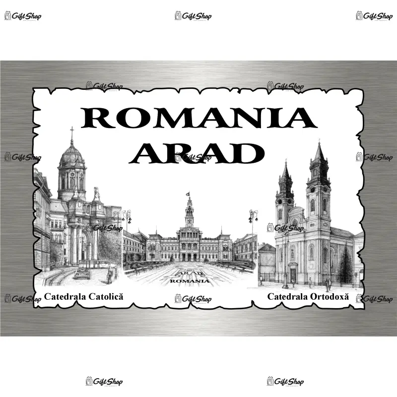 Arad, romania, magnet frigider mgs008
